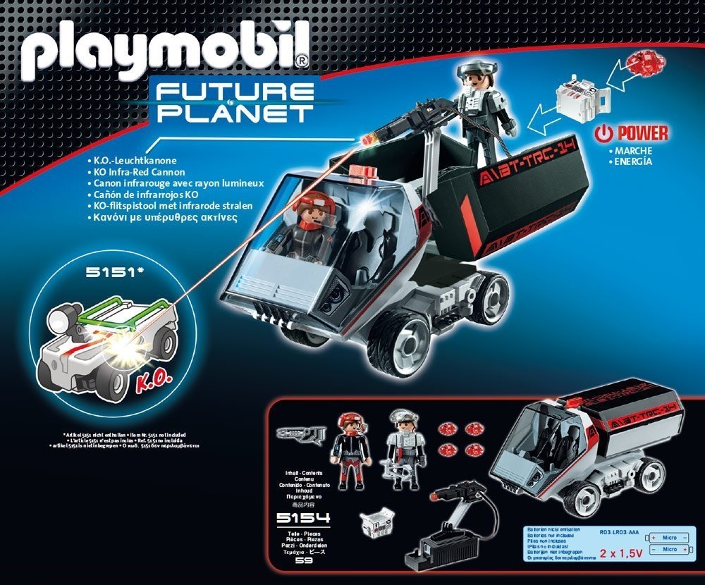 PLAYMOBIL 5154 Darksters Truck mit KOLaser