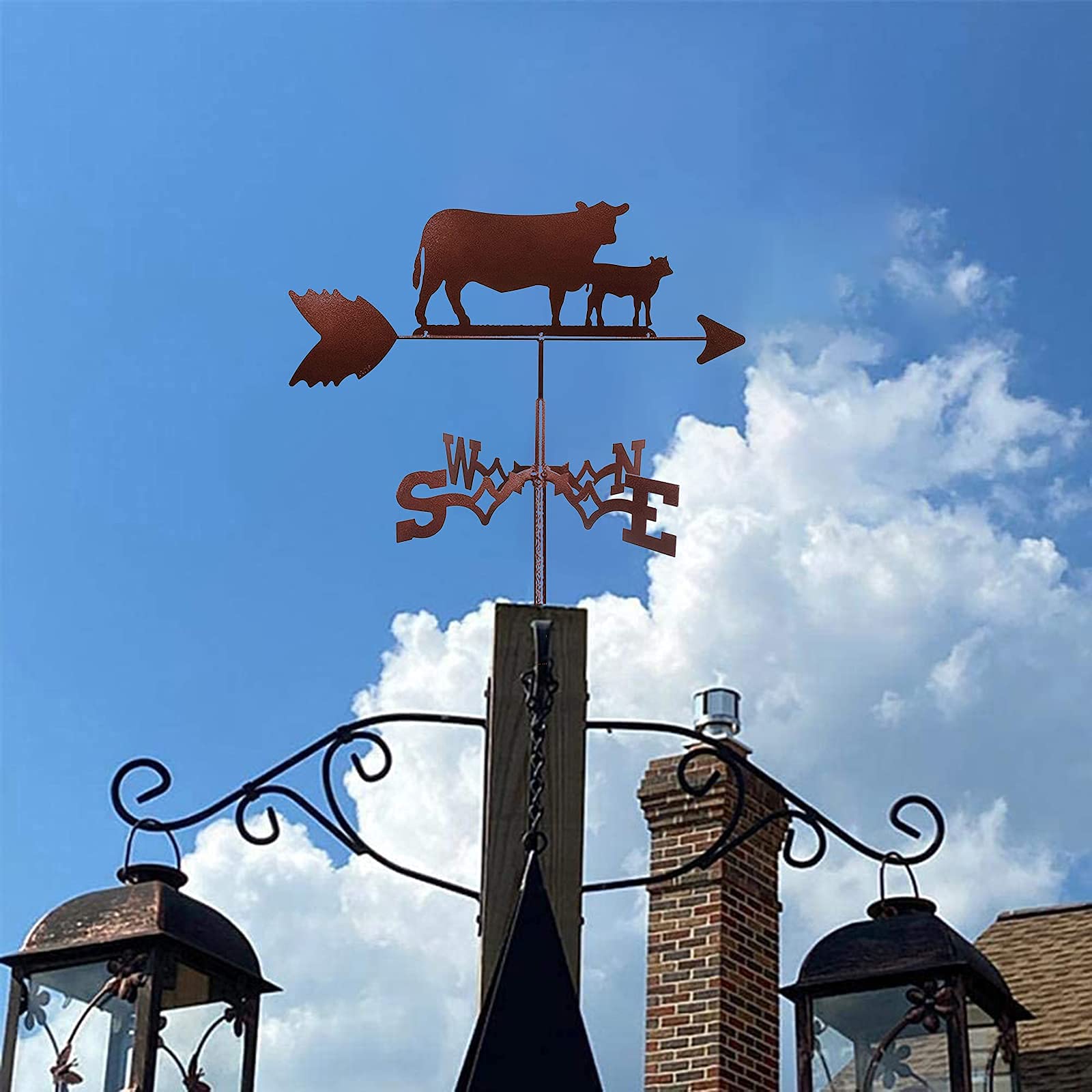 金属製の風見鶏 風見鶏 風向計 プロフェッショナル測定ツール