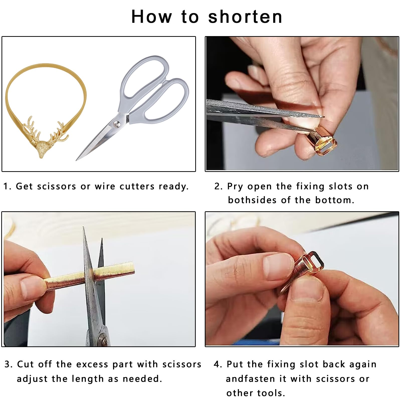 Lot De 4 Embrasses De Rideaux En Forme De Bois De Cerf