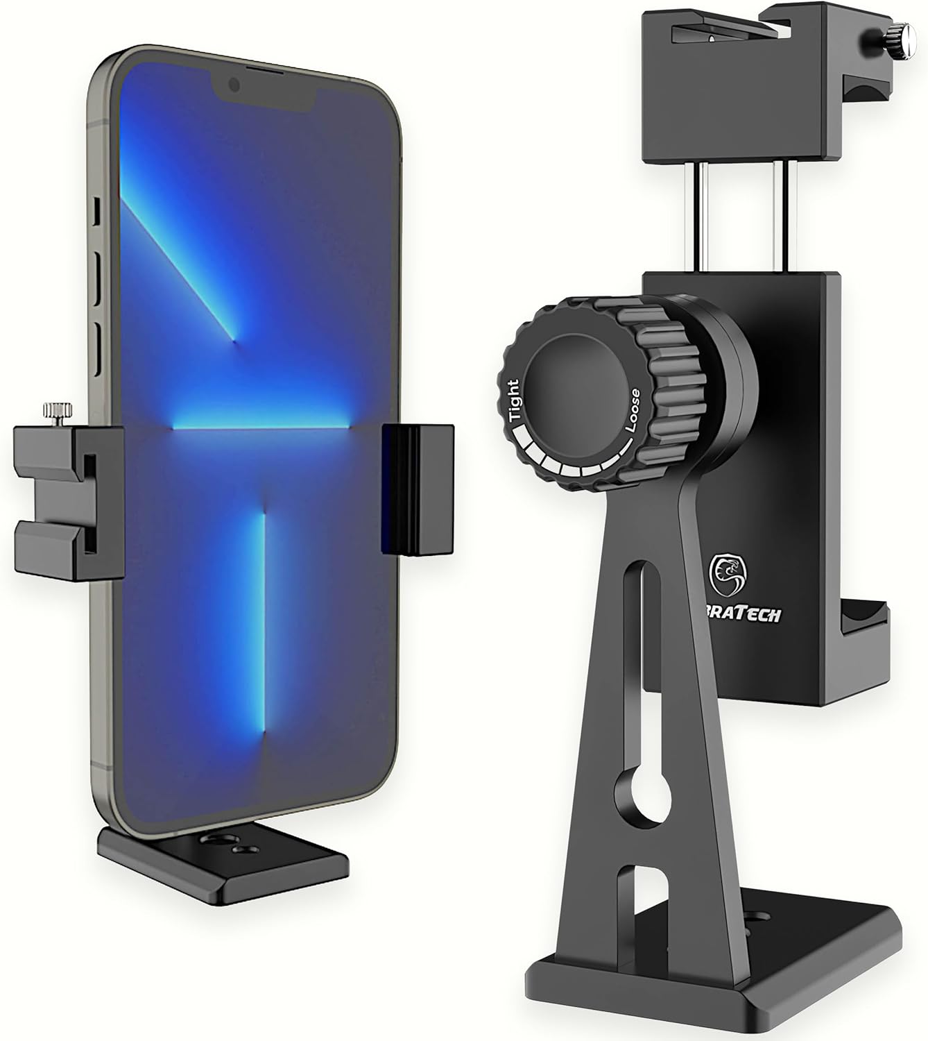 KobraTech UniMount 360 Pro Metal Phone Tripod Mount with Wireless Remote