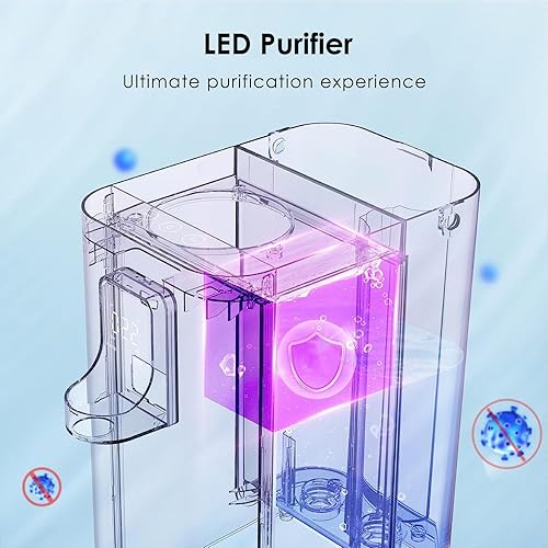 Miniatura 4 de Waterdrop Sistema de ósmosis inversa, sistema de filtro de agua RO para encimera de 4 etapas, sistema de filtración de agua para encimera, 3:1 puro