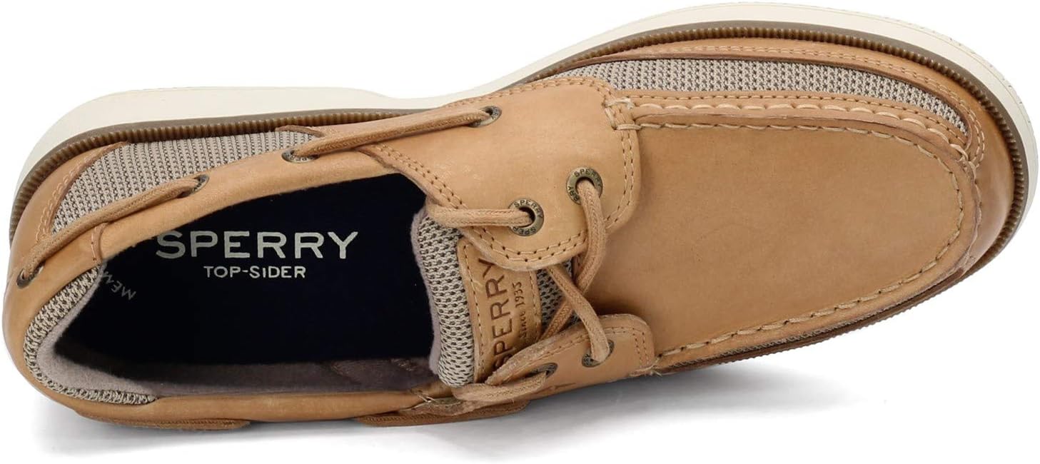 Sperry Men's, Surveyor 2-Eye Boat Shoe Linen 8 W - Image 6