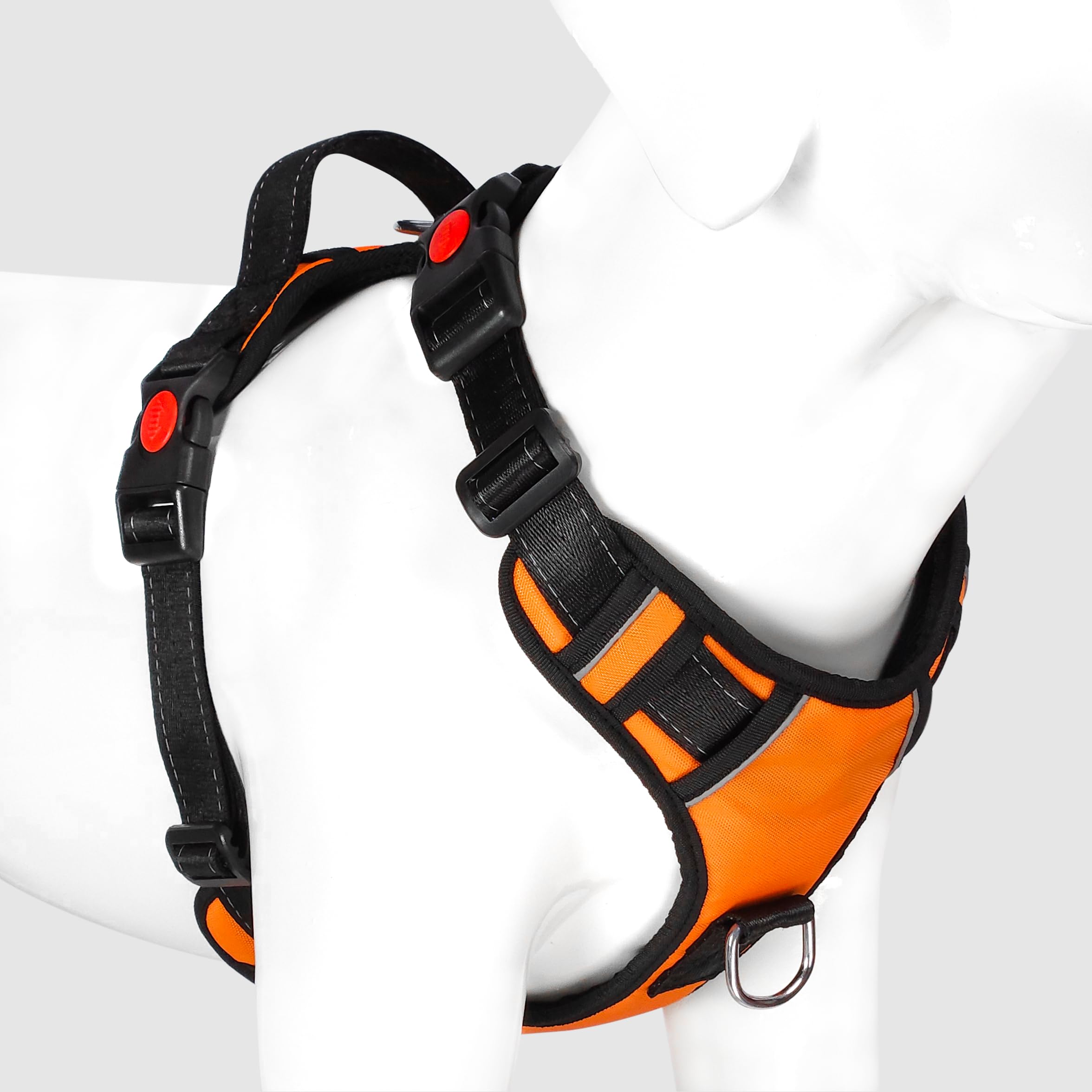 TRUE DAWG Dog Harness for Dogs Small Size, No Pull Adjustable Harness for Puppy, No Choke Reflective Dogs Belt with Easy Control Handle (Orange, Small) (B0DFX8PZW2) Amazon Price History, Amazon Price Tracker