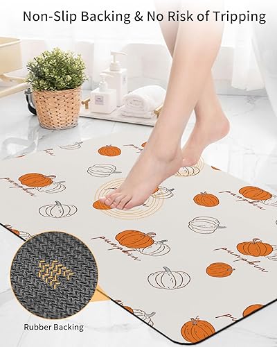 Miniatura 10 de Tapete rústico de Navidad para bañera, antideslizante, de secado rápido y absorbente, tierra de diatomeas, fregadero de cocina, ducha, tapete