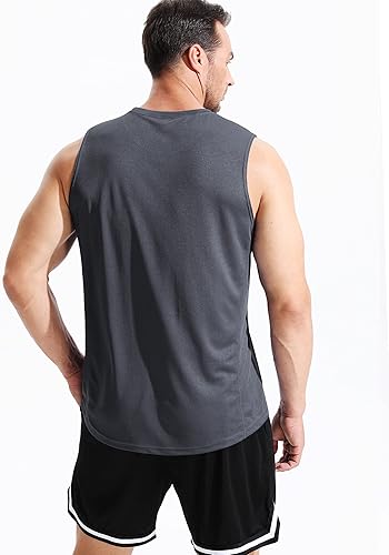 Miniatura 4 de NELEUS Camiseta sin mangas Dry Fit para hombre