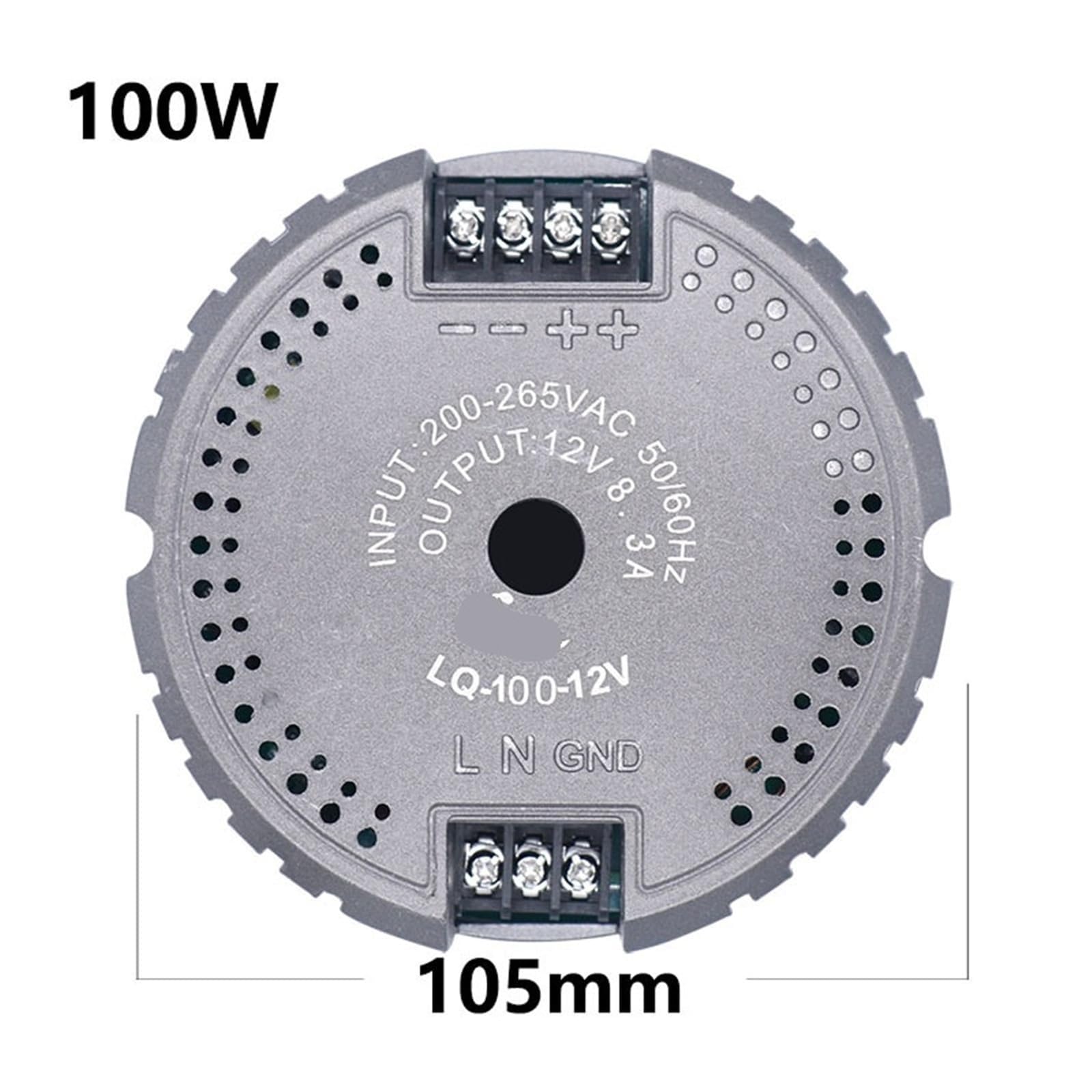 Driver LED da 60 W AC220V a DC12V convertitore rotondo (150 W 12 V rotondo)