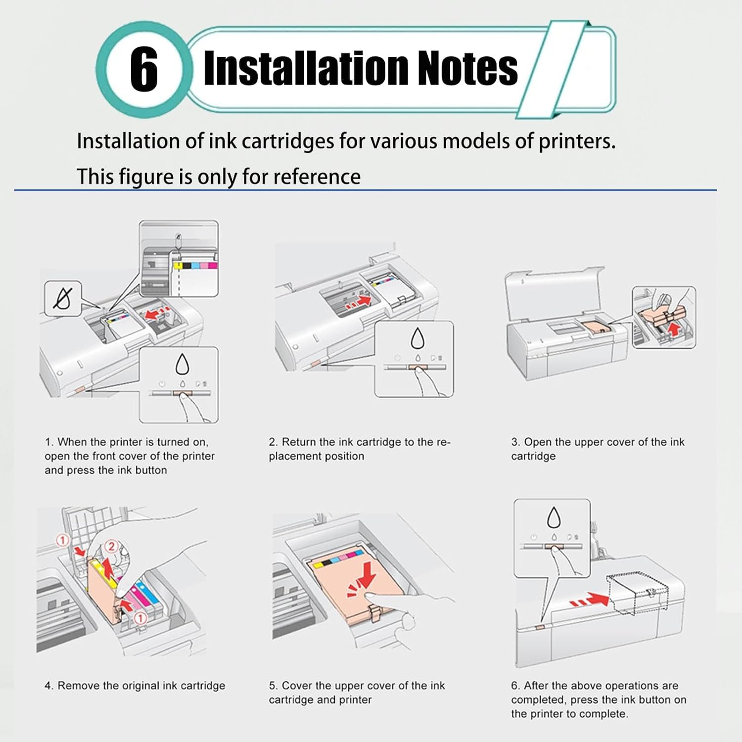 Cartucce D'inchiostro Ad Alta Resa 645XL 646XL Compatibili Per Cartucce D'inchiostro 645 646 Sostituisci L'uso Per Canon PIXMA IP2860 MG2460 MG2560 MG2960 MX496 TS206 TS3160 TR4560,Suits-1 Set