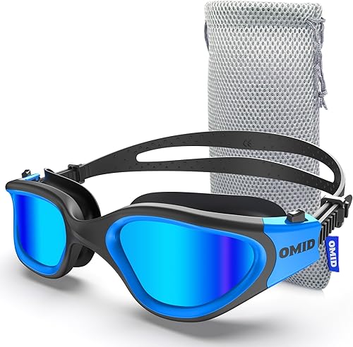 OMID Gafas de natación, P2 Lite cómodas gafas de natación antivaho para hombres y mujeres