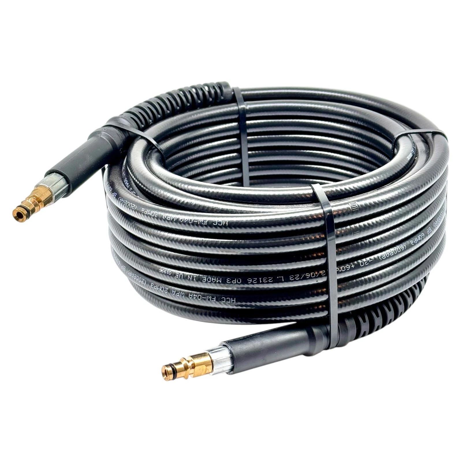 M&M Smartek Tubo ad alta pressione compatibile con idropulitrice Kärcher K2, K3, K4, K5, K7 – Connettori Quick Connect – NW 6 x 1, 160 bar, 40 °C, come numero di ricambio: 2.641-721.0