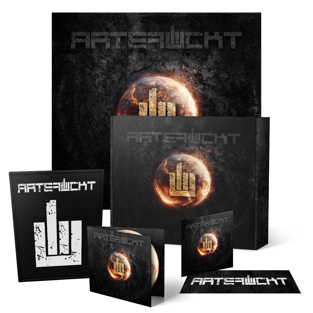 Alchemie Fanbox inkl. CD, Flagge, Backpatch, Logo-Sticker