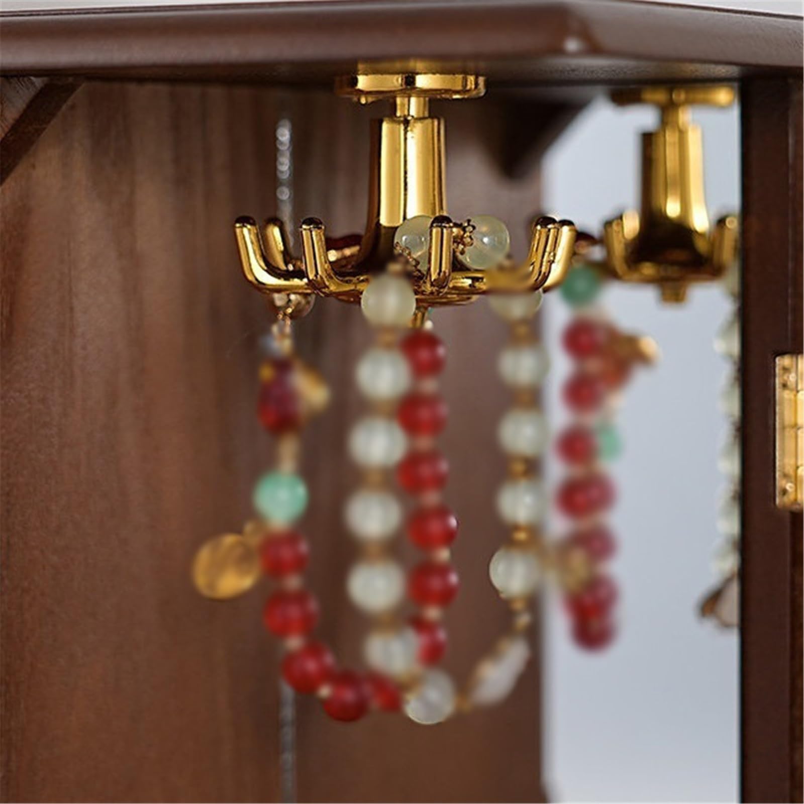 Soporte de joyería Joyero de madera vintage for guardar pendientes
