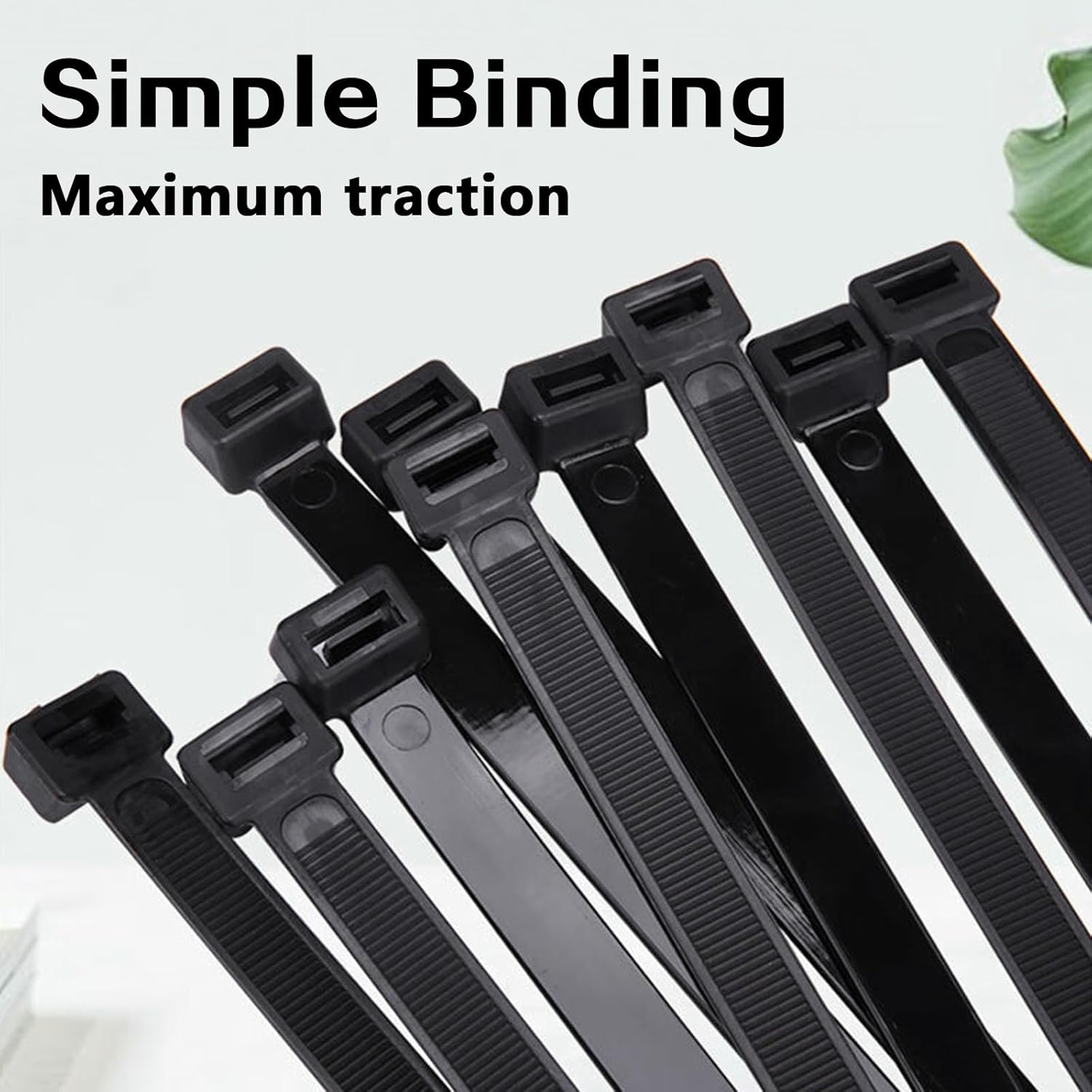 600PCS Industrial-Grade Zip Ties Assorted Sizes (UL94V-2 Certified) - RV/Home/Workshop Essential with UV & Extreme Temp Resistance