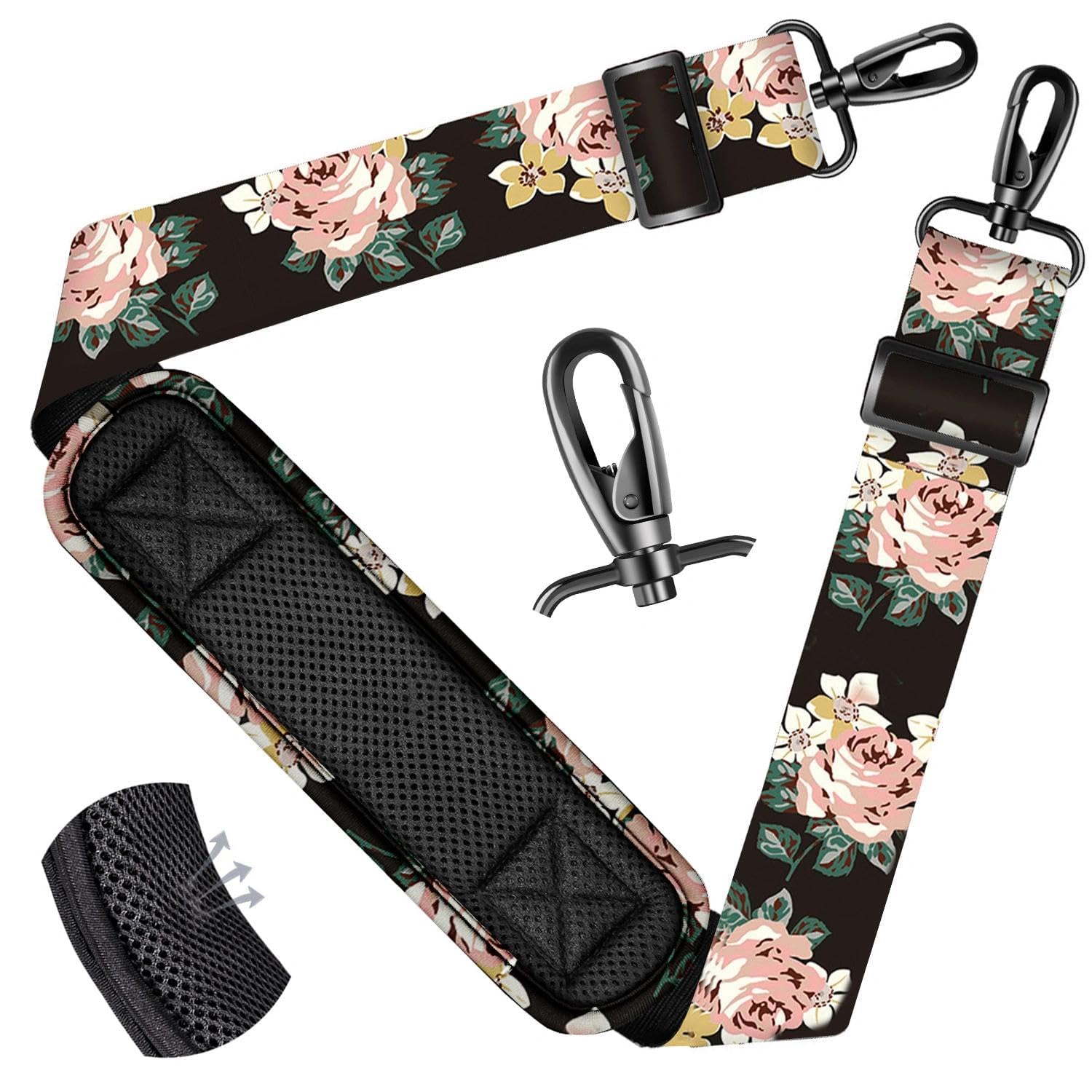ZINZ Tracolla Tracolla Universale da 59" con Imbottitura Fissa Traspirante Ultra Spessa Tracolla Regolabile