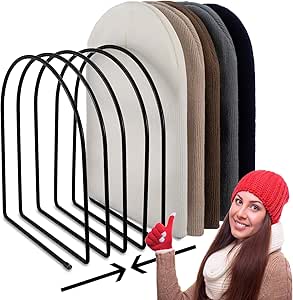 Amazon.com: Yaocom 1 Pack Cap Rack for Beanie Hats, Foldable Hat ...