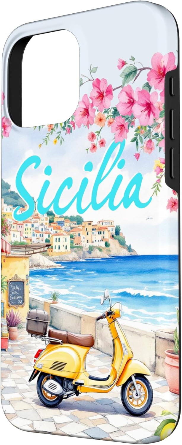 Summer,lemon,Mediterranean,Sicily,Sicilian holiday art Case for iPhone 16 Pro Max