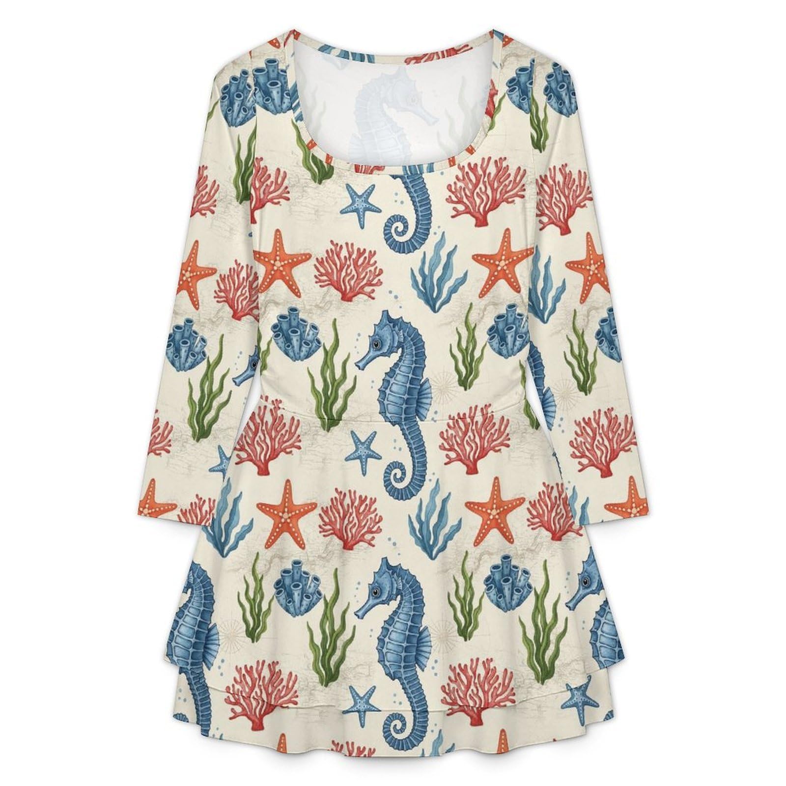 Summer 2026 Women's Long Sleeve Tank Dress