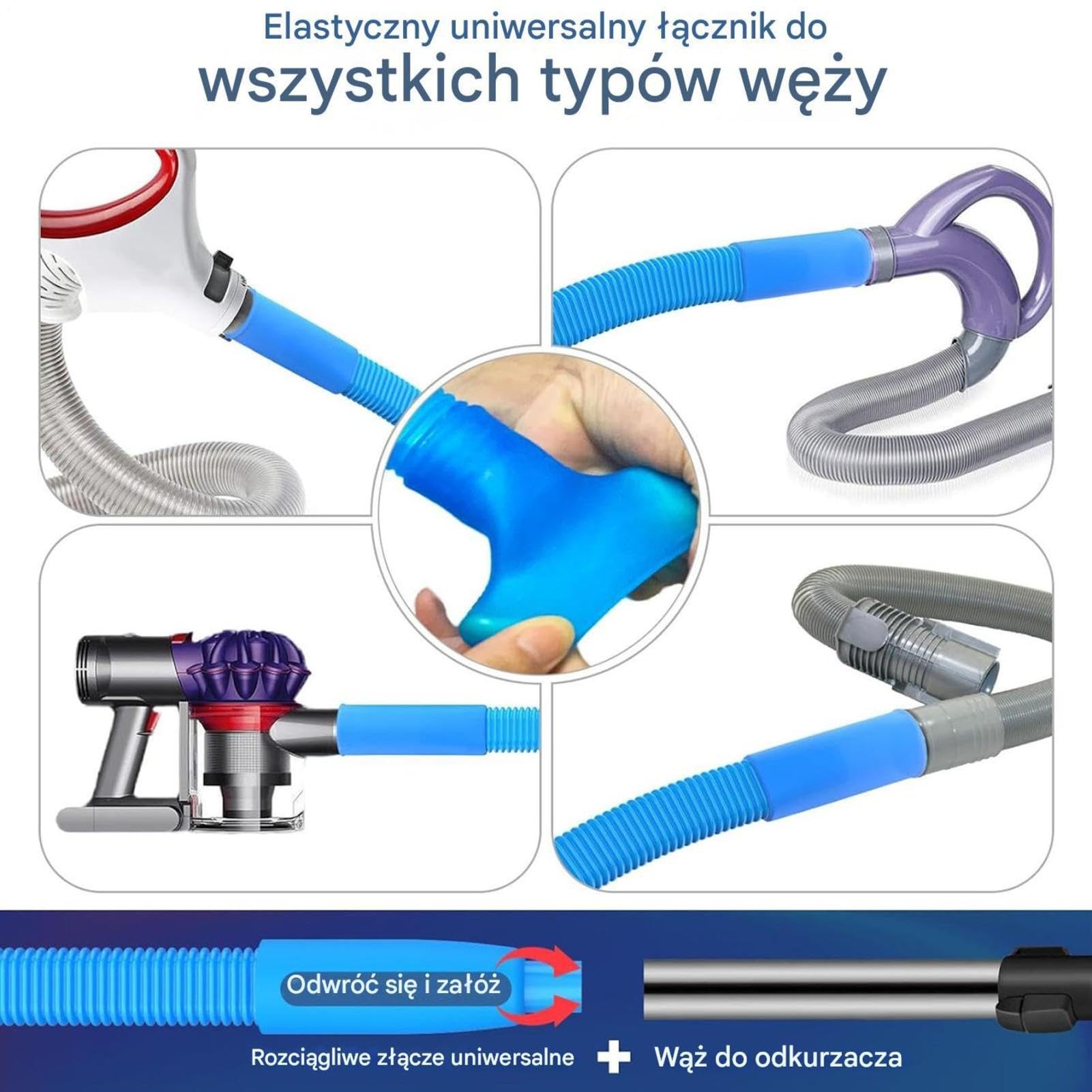 Dryer Vent Cleaner Kit, Flexible Vacuum Hose, Efficient Cleaning Tool with Stretchable Design, Replacement with Utility Details, 2.6ft Laundry Fixture, Household Equipment for Home Office