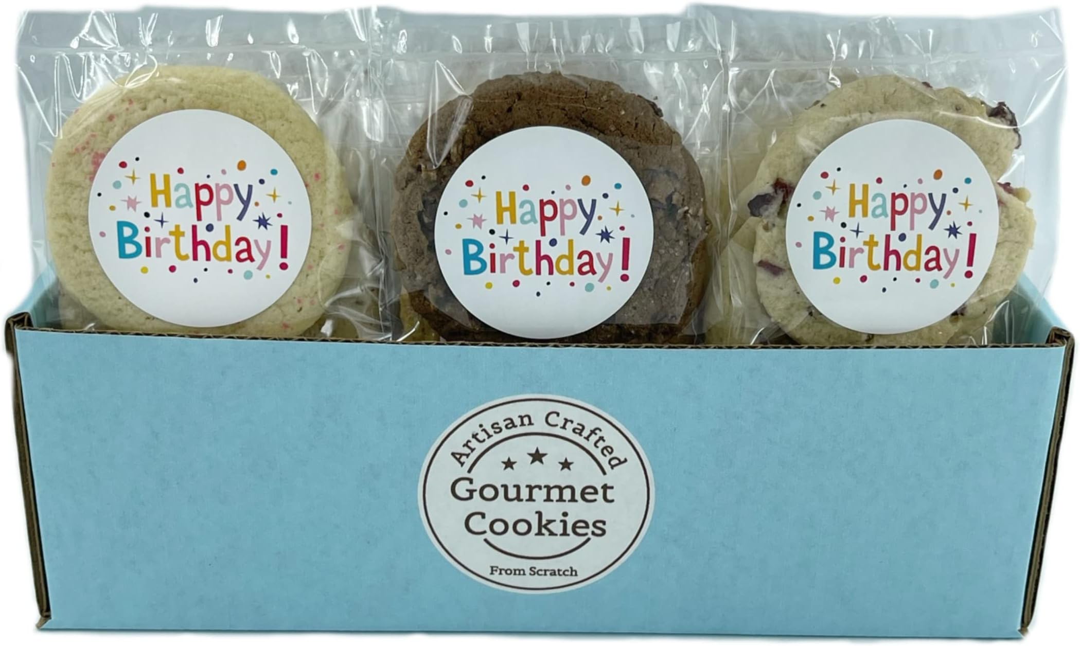 The Providence Cookie Company HAPPY BIRTHDAY GOURMET COOKIE GIFT choose 1, 2, 3 or 4 Dozen (3 Dozen)