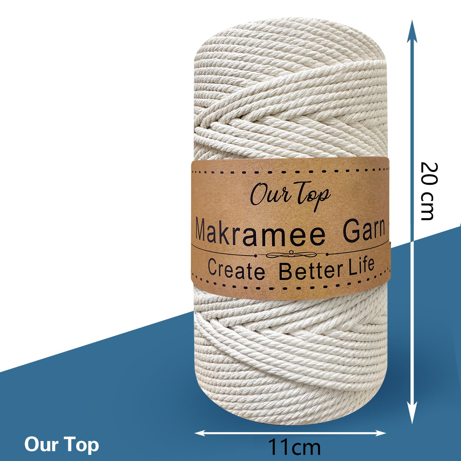 OurTop Premium Macrame Cord - Image 2
