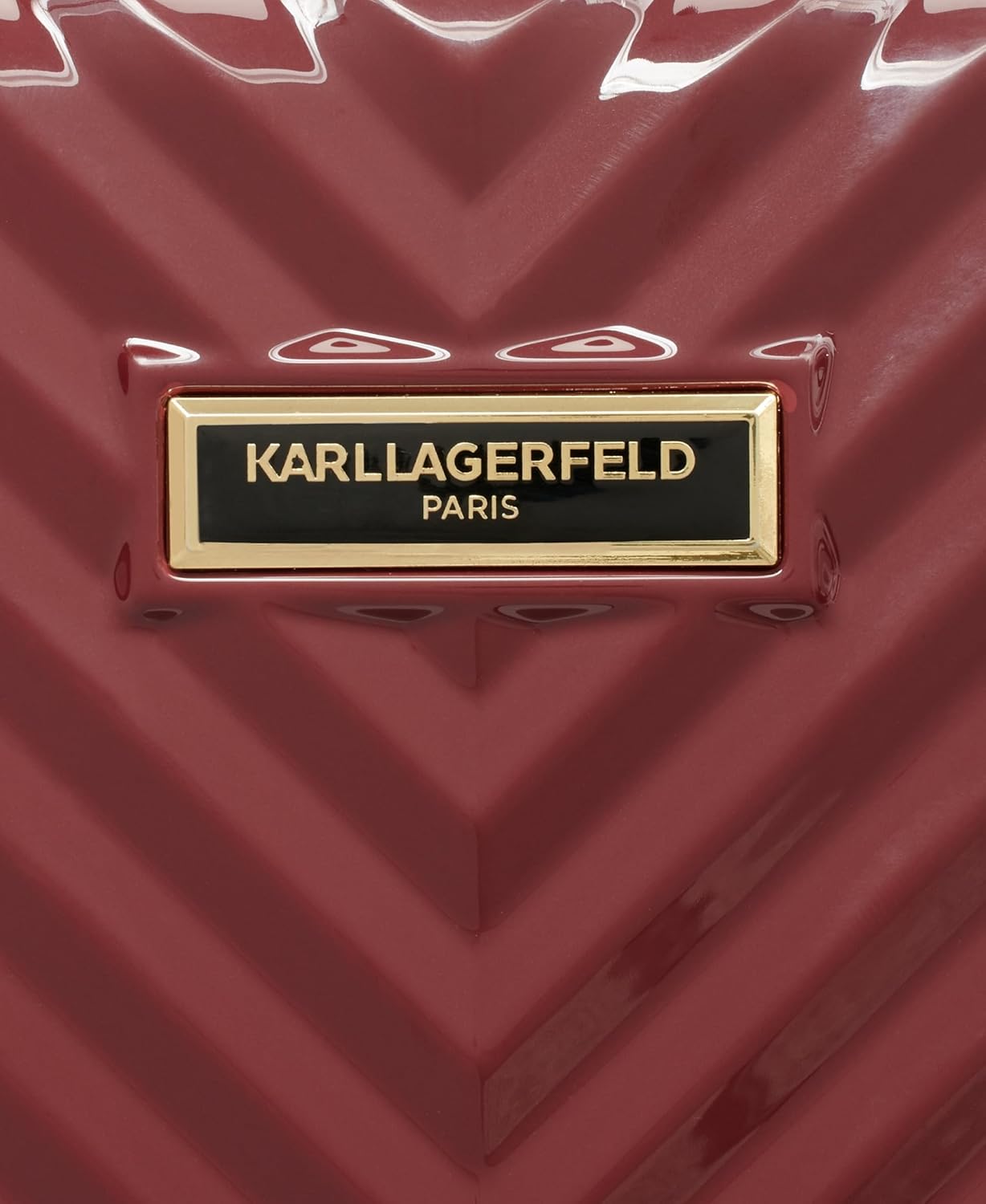 KARL LAGERFELD Paris womens Luggage Medium Upright,Burgundy,One Size