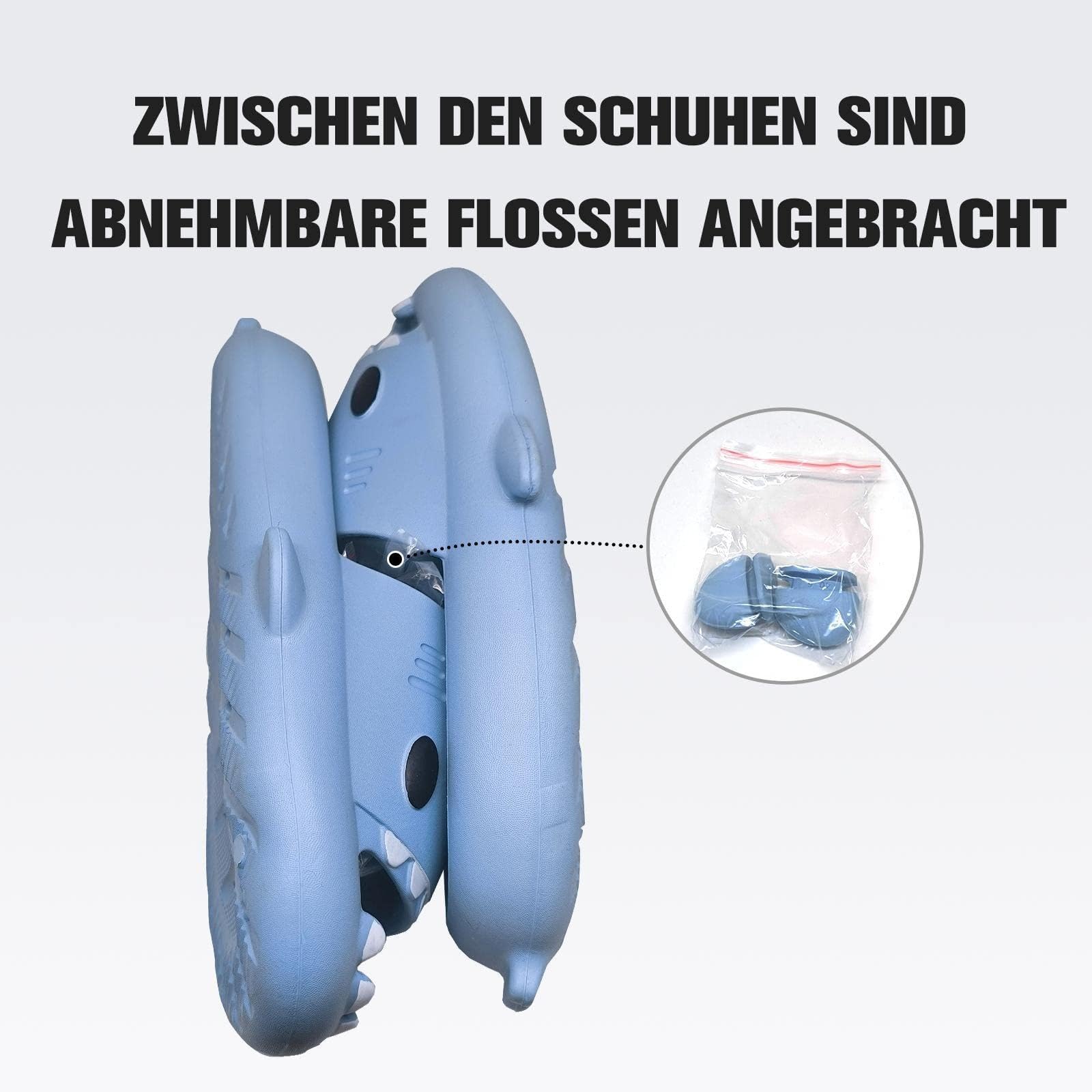 SAGUARO Claquettes Requin Femme Homme, Chaussons de Maison Piscine et Plage Confortable Enfant, Pantoufles de Bain et Douche Antidérapantes, Chaussures de Requin