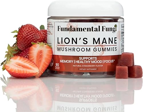 Miniatura 8 de Gomitas orgánicas de hongos de melena de león  90 porciones  Gomitas de suplemento de hongos para la salud cerebral, la concentración, la claridad y
