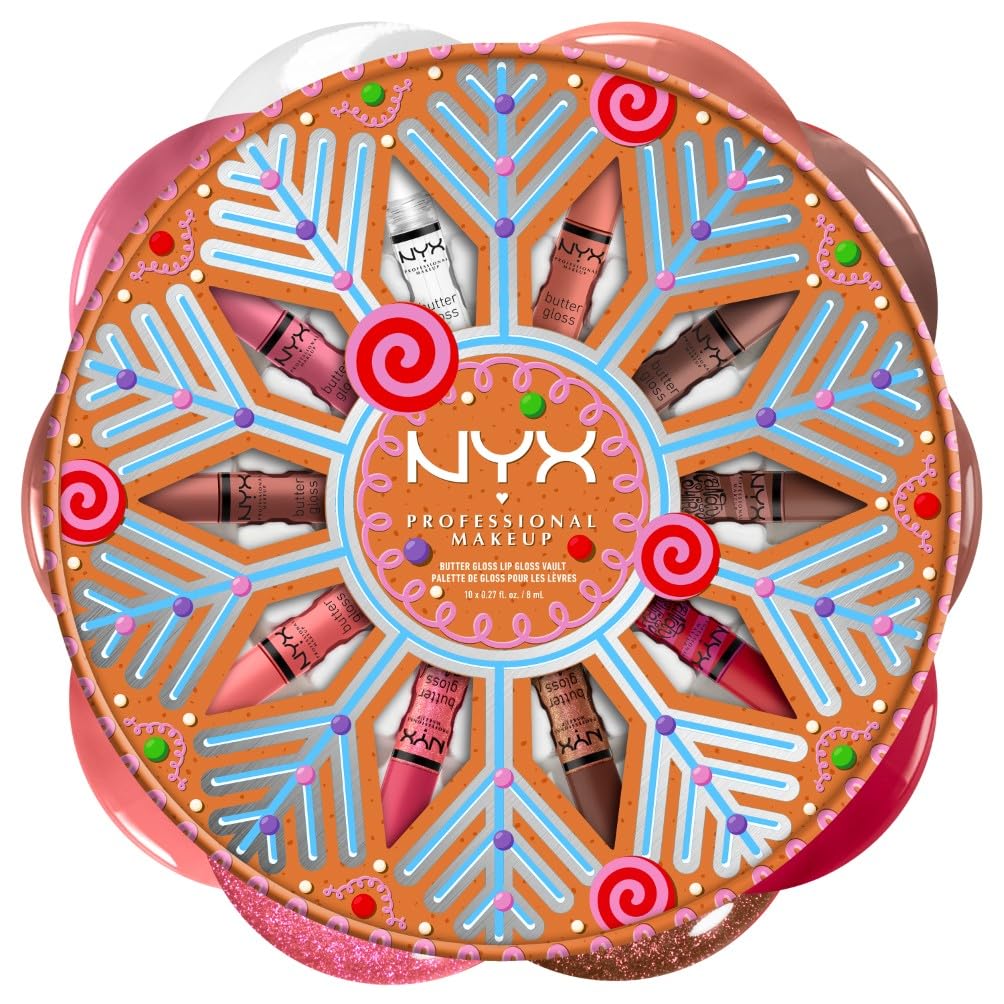 NYX Professional Makeup Butter Gloss Vault Lipglosse Schneeflocken-Optik