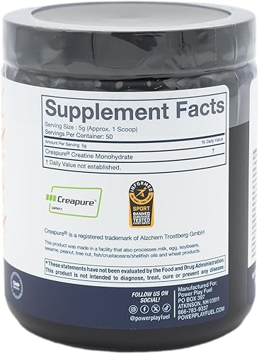 Miniatura 3 de CREATINE Monohidrato en polvo  Apoya la energía, la salud cerebral y muscular, y la recuperación para hombres y mujeres  Sin gluten ni OMG, sin