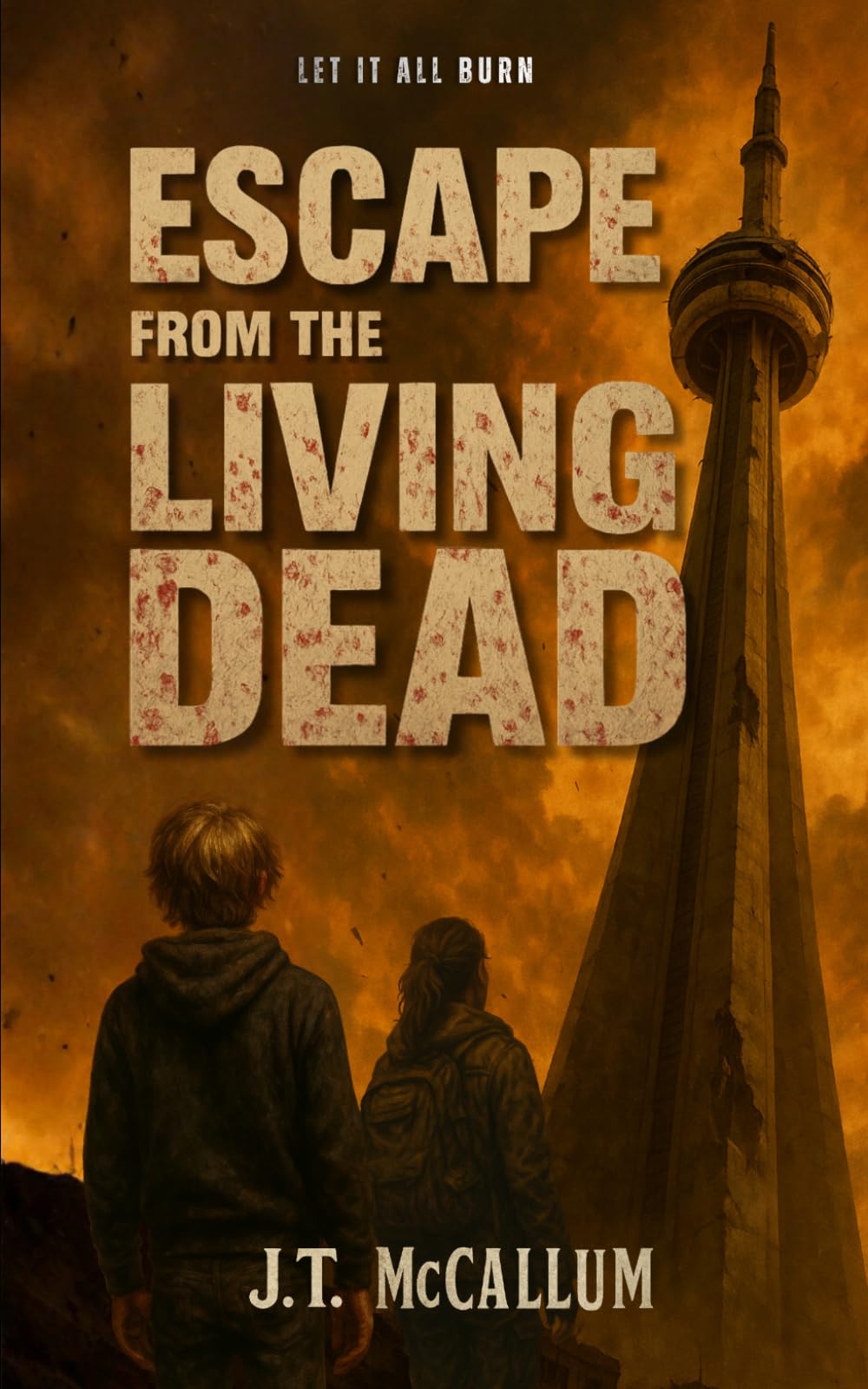 Escape from the Living Dead: A Gripping Post-Apocalyptic Zombie Novel about Freedom, Survival, and Growing Up After the End of the World (The Flesh and Blood Trilogy)