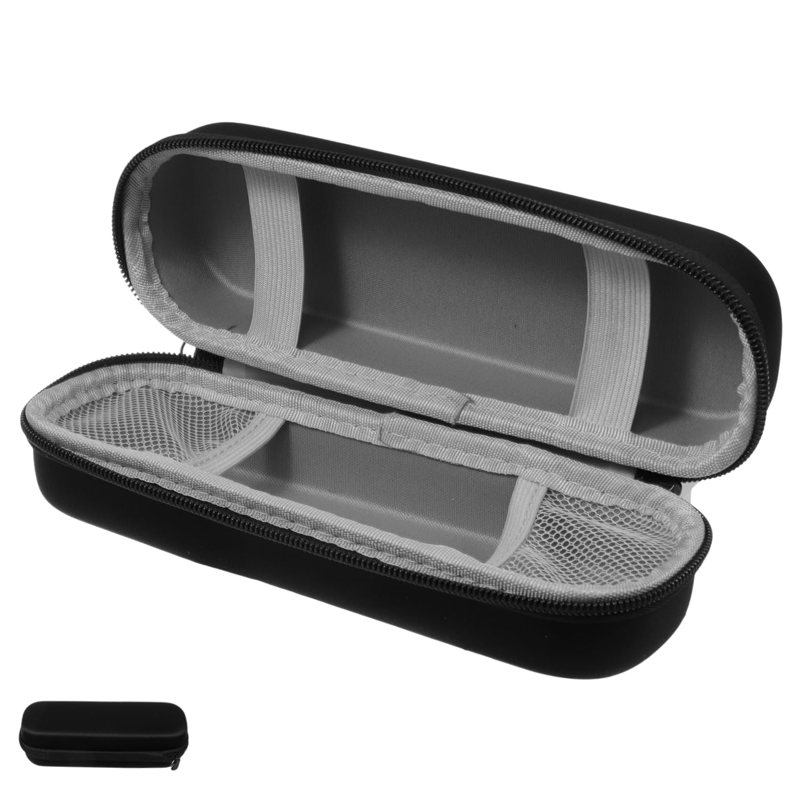 FRCOLOR 4 Pièces pour Brosse à Dents Cosmetic Organizer - Boîte de Protection pour Dentifrice étui à Brosse Portable de Voyage pour brosses à Dents Eva Black