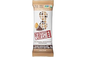 Perfect bar dark chocolate chip peanut butter