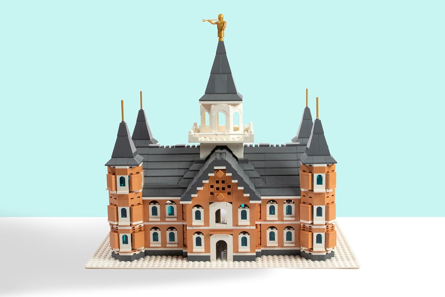 Provo City Center Temple Building Set – 1570-Piece Advanced Model, Compatible with Standard Blocks, Ages 12+, Detailed Architecture