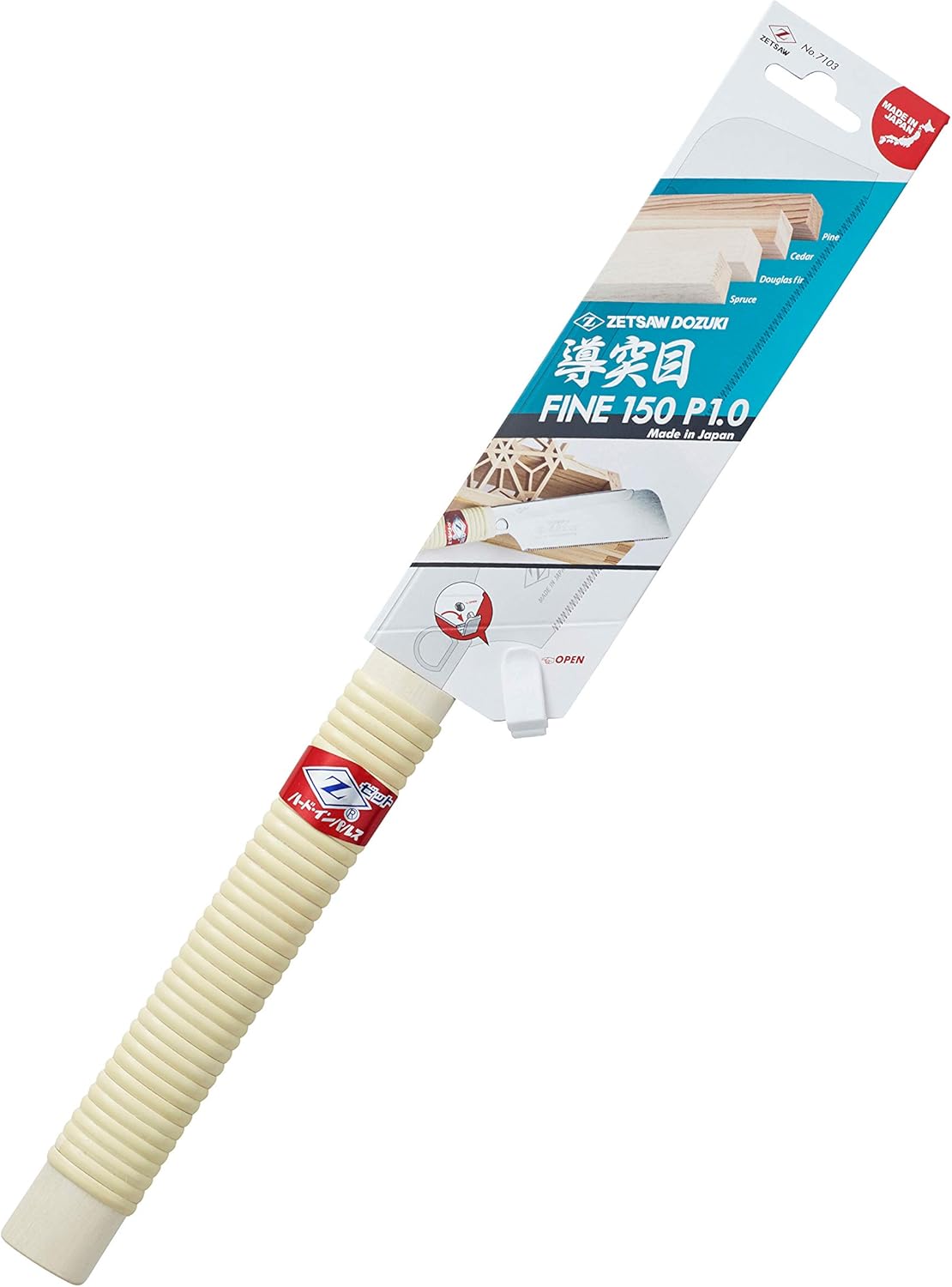 Z-saw DOZUKI FINE P1.0 (150mm) Japanese Pull Saw, Dovetail, Tenon, for Woodworking