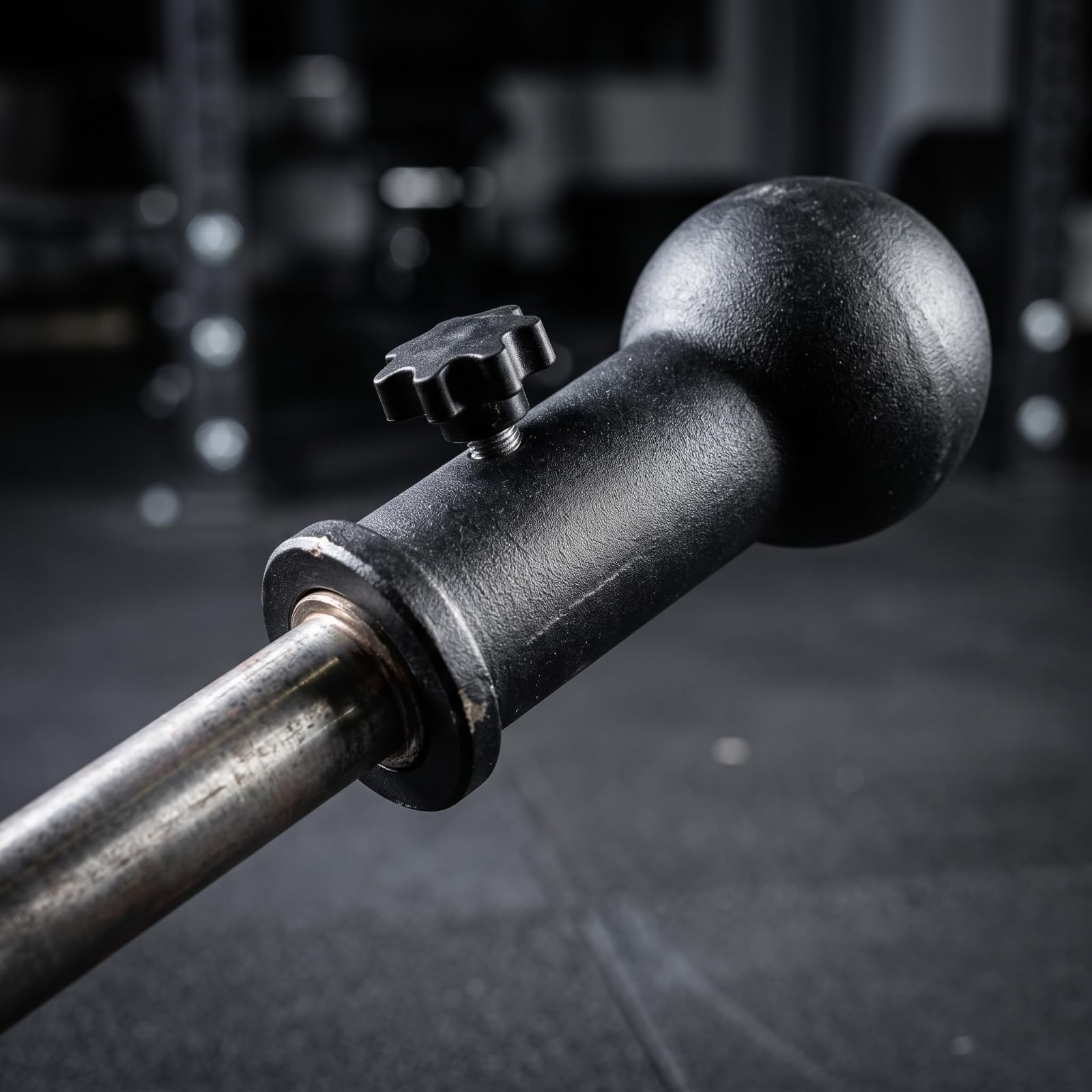 Fitness Training Handle Anclaje Giratorio para Barra Base de Metal Resistente Manguito Cilíndrico con Bloqueo Movimiento Multidireccional en Acero