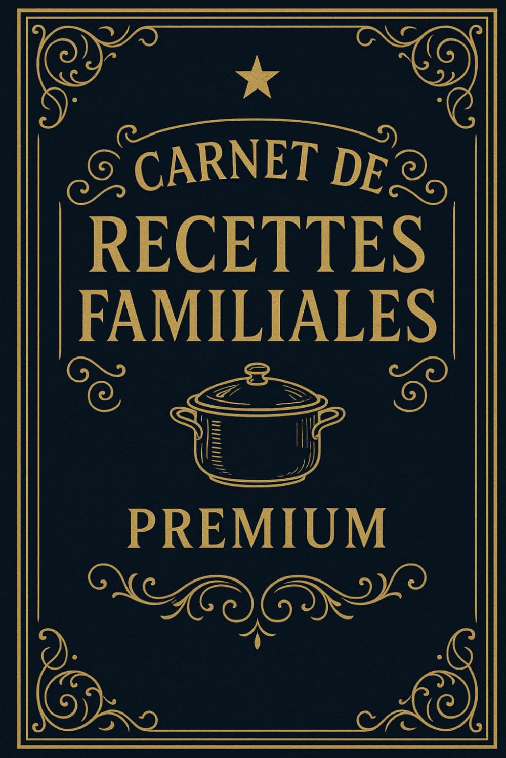 Carnet de Recettes Familiales – Premium: Le Livre à Compléter Pour Préserver Vos Recettes, Transmettre Votre Héritage Culinaire et Créer un Trésor de Famille