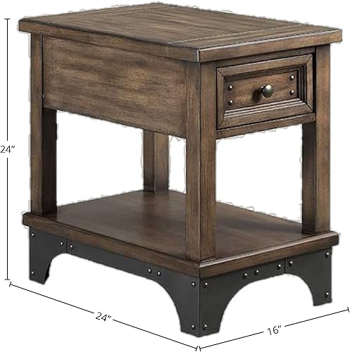 Miniatura 2 de Intercon Whiskey River - Cajón para silla de 16 pulgadas de ancho, color gris en polvo de pistola, mesas de anidación