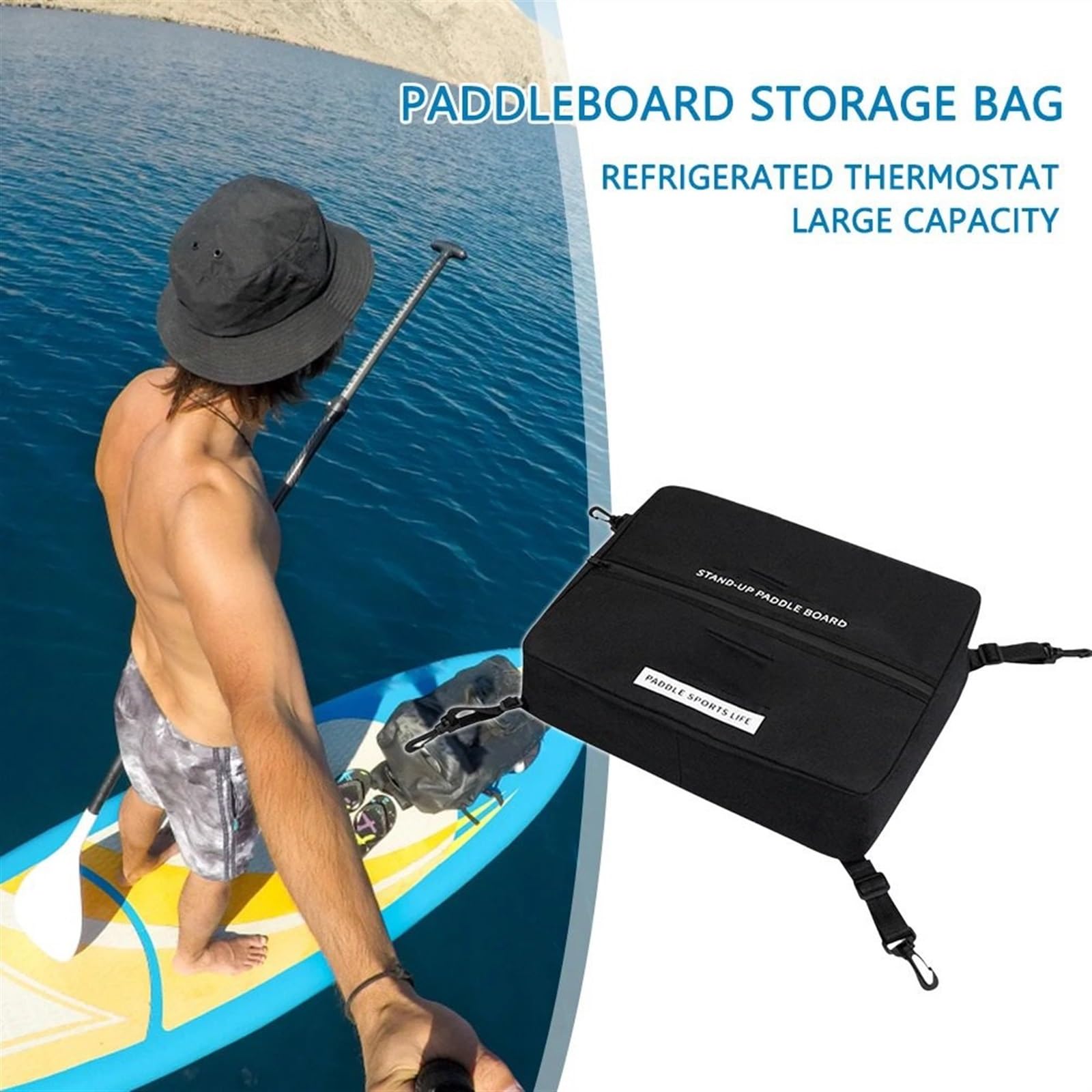 sup Tasche 2 stücke Paddle Board Tasche Surf Tragbare Deck Tasche Für Kajak Paddle Board Outdoor Surfen Zubehör Können Einstellbare Feste Surfboard Tasche Cover(2 Bags)