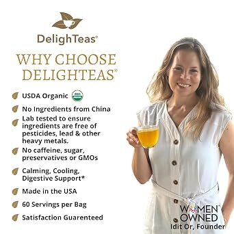 DelighTeas Organic Rose and CCF Tea Bundle