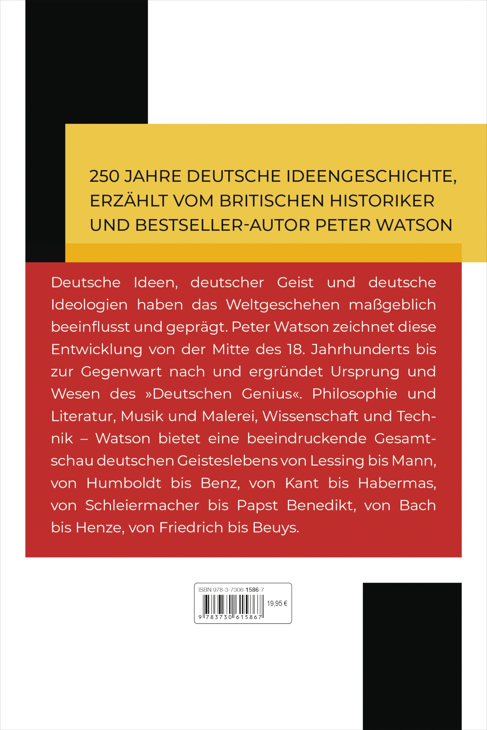 Der deutsche Genius. Das Standardwerk zur deutschen Geistes- und Kulturgeschichte