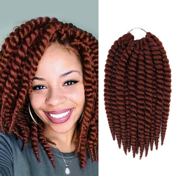 Buy 12 Inch AUTHENTIC 2X Jumbo Senegalese Twist Crochet Braid Hair