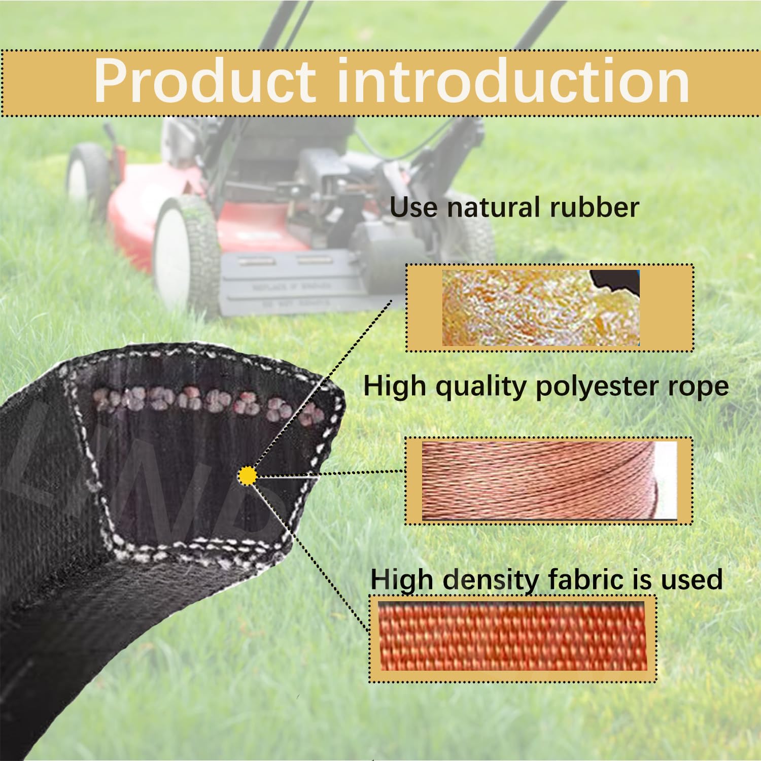 Y&amp;J Amazon.com : M154621 Mower BeltReplacement J-OHN Deere Belt