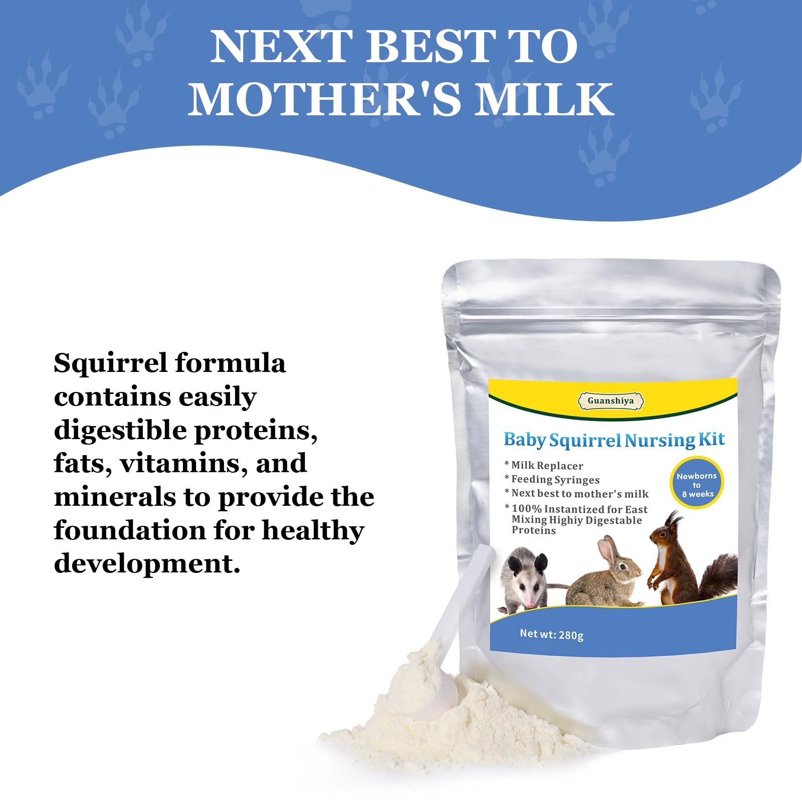 Baby Bunny Food Exotic Nutrition Specialty Milk Replacer Oz