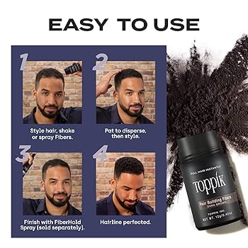 新品未開封トピックヘアビルティングファイバー５本セット Amazon | トピック ヘアビルディングファイバー 12g # Dark