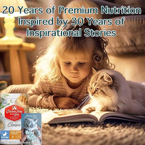 Miniatura 10 de Chicken Soup for the Soul Alimento para mascotas - Receta de comida para gatitos, pollo, arroz integral y guisantes, bolsa de 4.5 libras, sin soja,