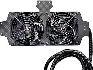 OZ-USA Dual Automatic RV Fridge Cooling Fan Whisper Quiet 12V Compatible with Dometic Norcold Motorhome Trailer