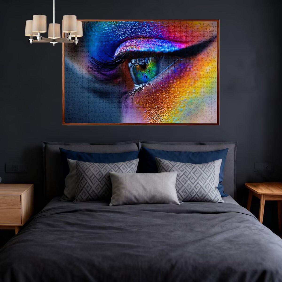 Puzzle 6000 Piezas Adultos Abstracto Puzzle para Adultos Ojo Rompecabezas Juguetes Educativos Regalos Originales para Mujer Rompecabezas Entretenimiento Creativo Divertido Familia Juego 179x105cm A-46