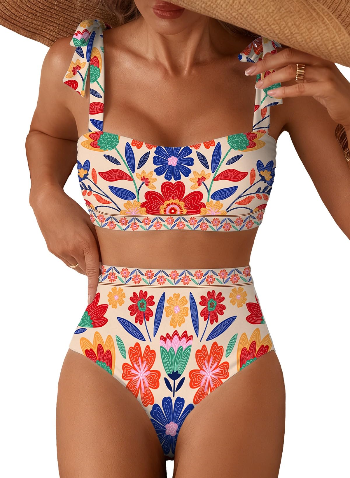 Herseas Tie Shoulder Bikini
