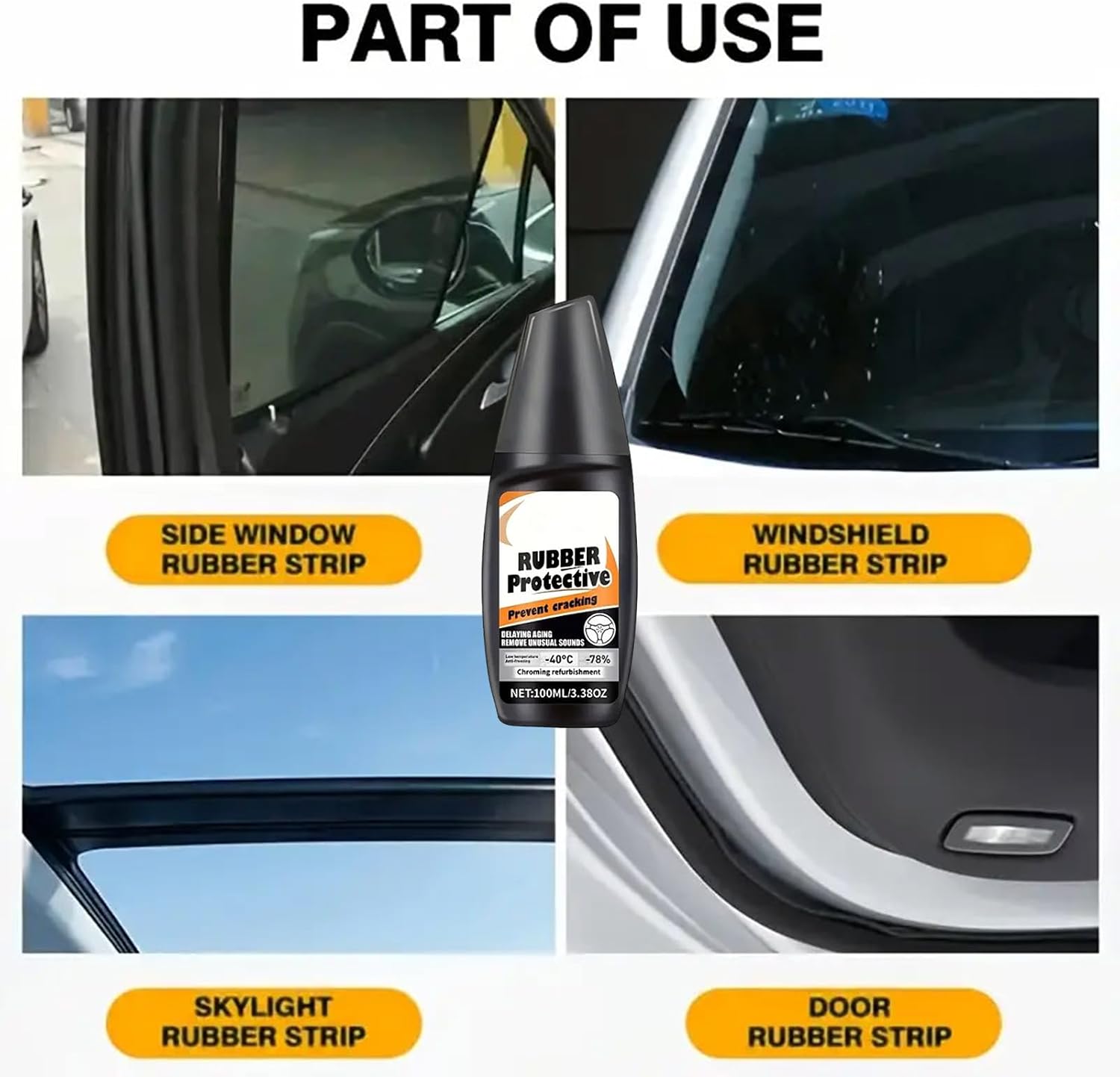 Black Trim Restorer,100ml Quick Long Lasting Auto Cleaning Supplies - Automotive Trim Restorer - for Care Polishing Washing Vehicle Convertible Garage Home Underseat Board Conditioner