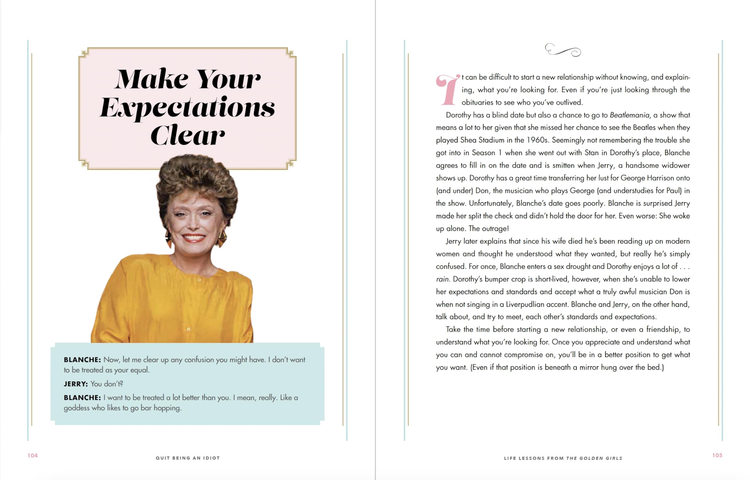 Quit Being an Idiot: Life Lessons from The Golden Girls