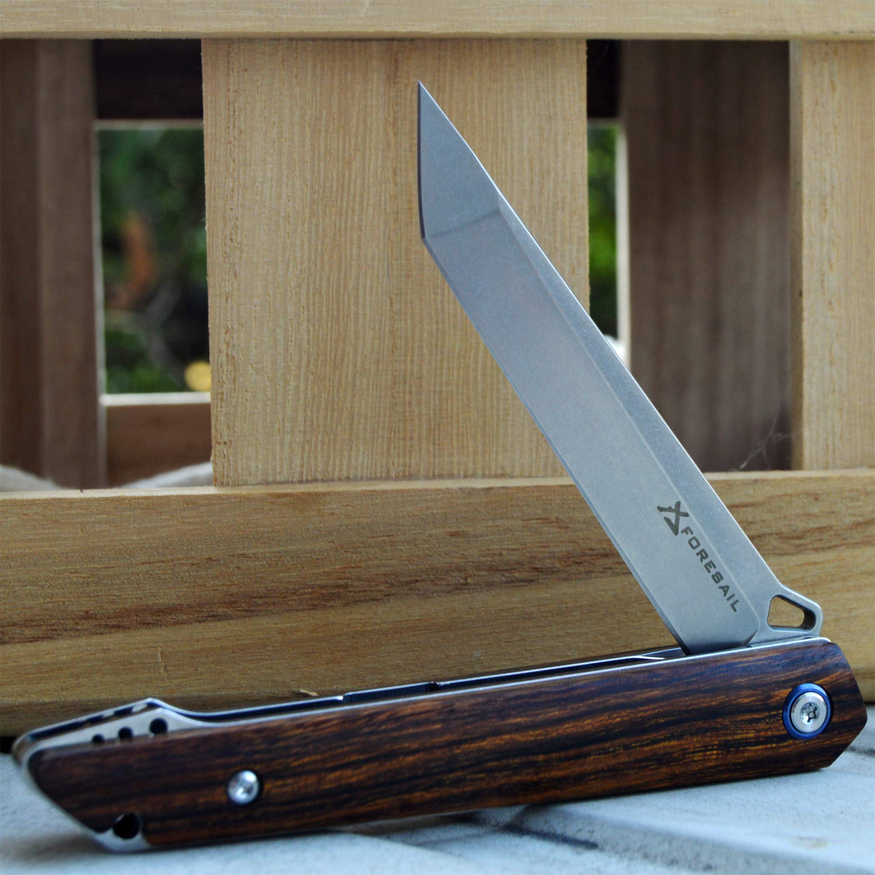 FORESAILAustria M390 Steel folding knife 4'' Pocket Knife mini Blade